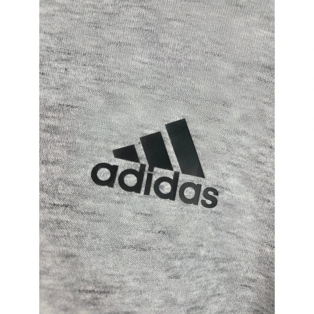 Adidas Athletic Hoodie Mens Large Grey Excellent‎ Sporty Fitness 0313